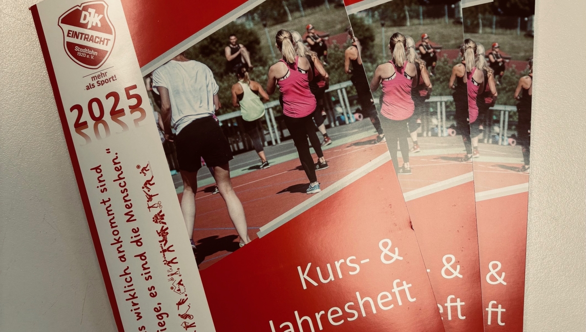 Das DJK Kurs- und Jahresheft 2025 ist da!